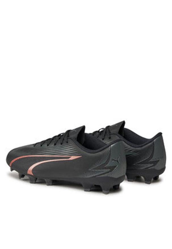 Puma Buty do piłki nożnej Ultra Play Fg/Ag Jr 107775 02 Czarny. Kolor: czarny. Materiał: skóra