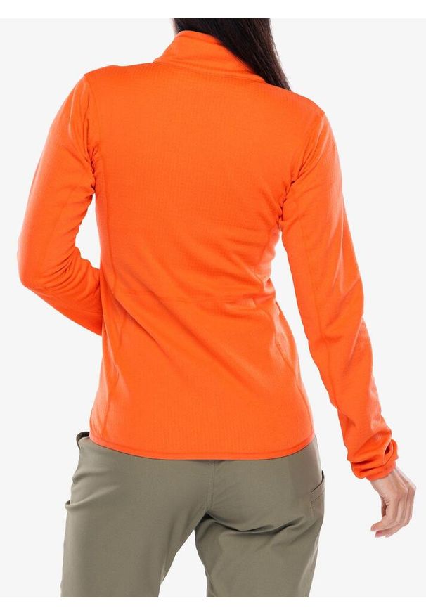 columbia - Bluza polarowa damska Columbia Essential Hike Grid Fleece Full Zip. Kolor: pomarańczowy. Materiał: polar. Sport: turystyka piesza