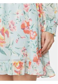 Guess Sukienka codzienna Vanessa W4GK42 WDW82 Błękitny Regular Fit. Okazja: na co dzień. Kolor: niebieski. Materiał: syntetyk. Typ sukienki: proste. Styl: casual