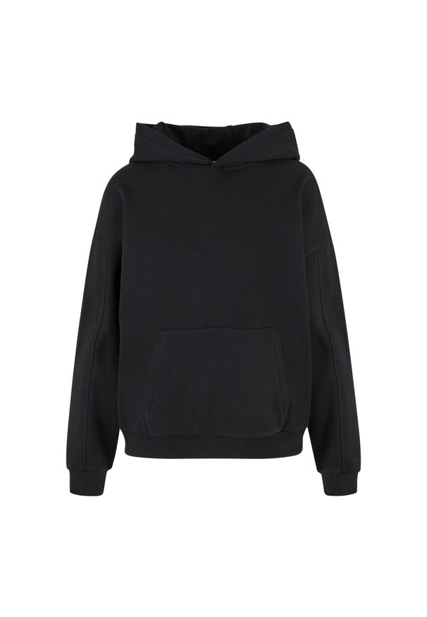 Bluza damska z kapturem Urban Classics Organic. Typ kołnierza: kaptur. Kolor: czarny. Materiał: bawełna