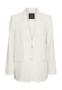 Vero Moda Marynarka Mindy 10304657 Beżowy Oversize. Kolor: beżowy. Materiał: wiskoza #3
