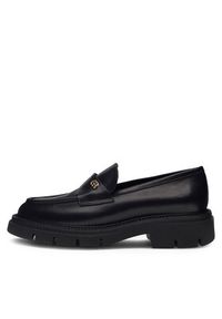 Gino Rossi Loafersy GRACE-I23-26372PE Czarny. Kolor: czarny. Materiał: skóra