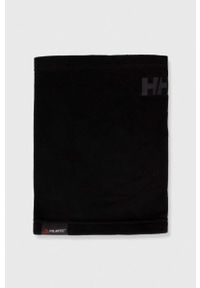 Helly Hansen komin kolor czarny gładki. Kolor: czarny. Materiał: materiał, dzianina, polar, skóra, włókno. Wzór: gładki #1