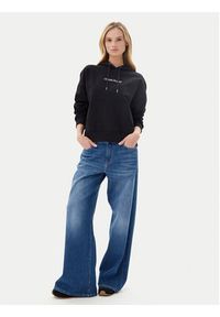 Guess Jeans Bluza W5RQ27 K68I4 Czarny Oversize. Kolor: czarny. Materiał: bawełna #3