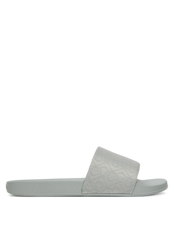 Klapki Calvin Klein. Kolor: szary