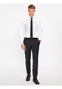 Eterna Koszula 4138/FK8V Biały Slim Fit. Kolor: biały. Materiał: bawełna #5