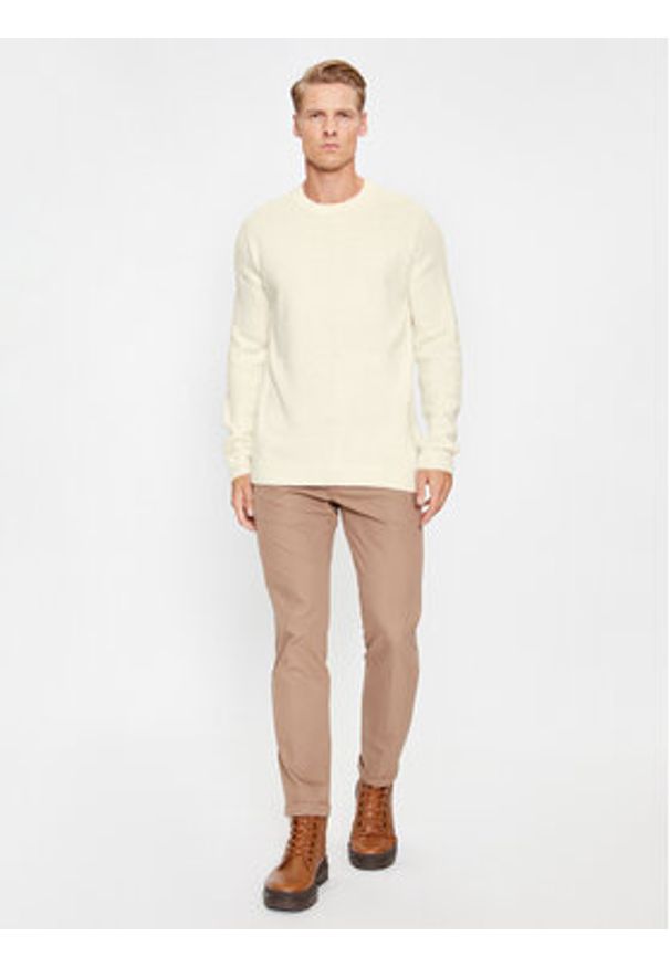 Only & Sons Sweter 22024567 Écru Regular Fit. Materiał: bawełna