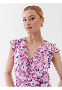 DKNY Sukienka codzienna DD3AI622 Różowy Regular Fit. Okazja: na co dzień. Kolor: różowy. Materiał: syntetyk. Typ sukienki: proste. Styl: casual #3