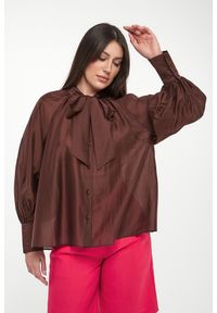 Twinset Milano - Koszula damska satynowa TWINSET ACTITUDE. Materiał: satyna #3