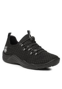 Rieker Sneakersy L0550-01 Czarny. Kolor: czarny. Materiał: materiał