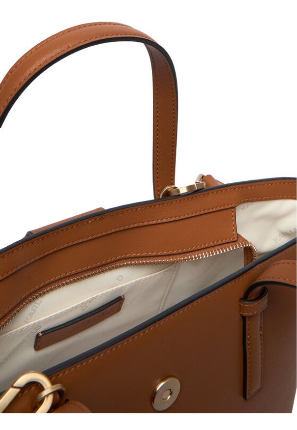 Karl Lagerfeld - KARL LAGERFELD Torebka B1W30256 Brązowy. Kolor: brązowy. Materiał: skórzane