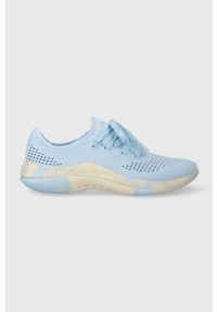 Crocs sneakersy Literide 360 Marbled kolor niebieski 207632. Nosek buta: okrągły. Kolor: niebieski. Materiał: guma #1