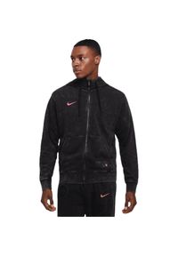 Nike - Męska Bluza Z Kapturem Chelsea FC Z Pełnym Zamkiem Błyskawicznym. Typ kołnierza: kaptur. Kolor: czarny #1