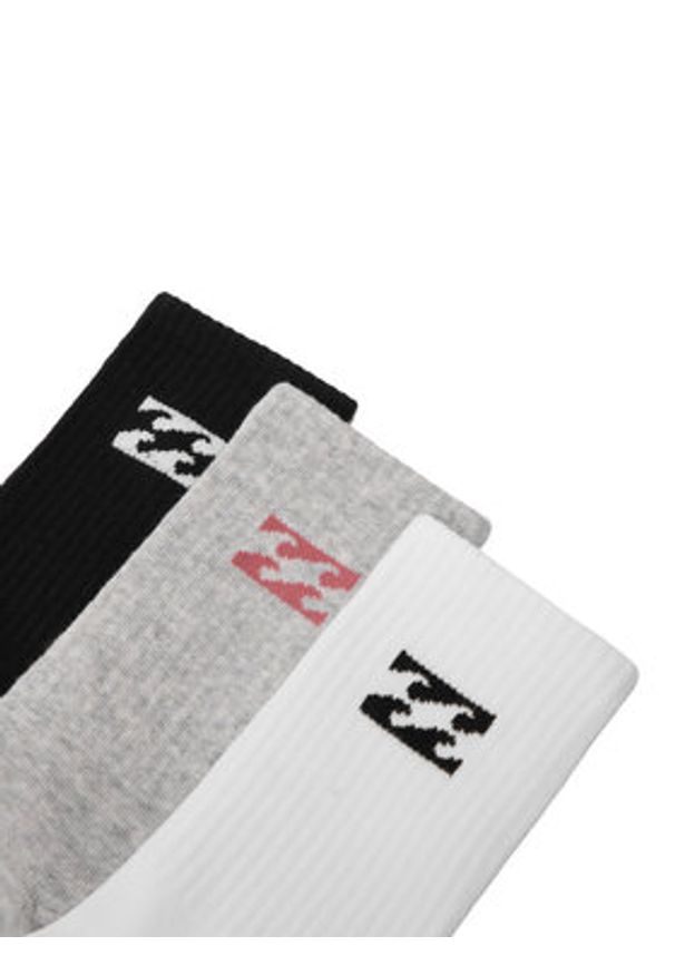 Billabong Skarpety długie CEO_BR_BILLA_3060_W_AW25 (3 PACK) Kolorowy. Materiał: bawełna. Wzór: kolorowy