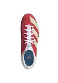 Adidas - Buty kolce adidas Sprintstar M GY3537 czerwone. Zapięcie: sznurówki. Kolor: czerwony. Materiał: materiał #5