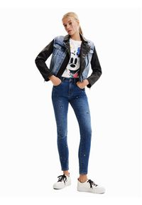 Desigual Kurtka jeansowa 23SWED49 Niebieski Regular Fit. Kolor: niebieski. Materiał: jeans