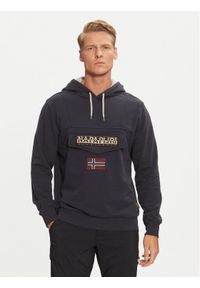 Napapijri Bluza Burgee NP0A4I9B Granatowy Regular Fit. Kolor: niebieski. Materiał: bawełna