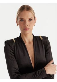 Babylon Sukienka koktajlowa MF204C Czarny Slim Fit. Kolor: czarny. Materiał: syntetyk. Styl: wizytowy #5