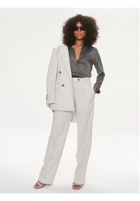 BOSS - Boss Spodnie materiałowe Taleco1 50520791 Szary Regular Fit. Kolor: szary. Materiał: syntetyk
