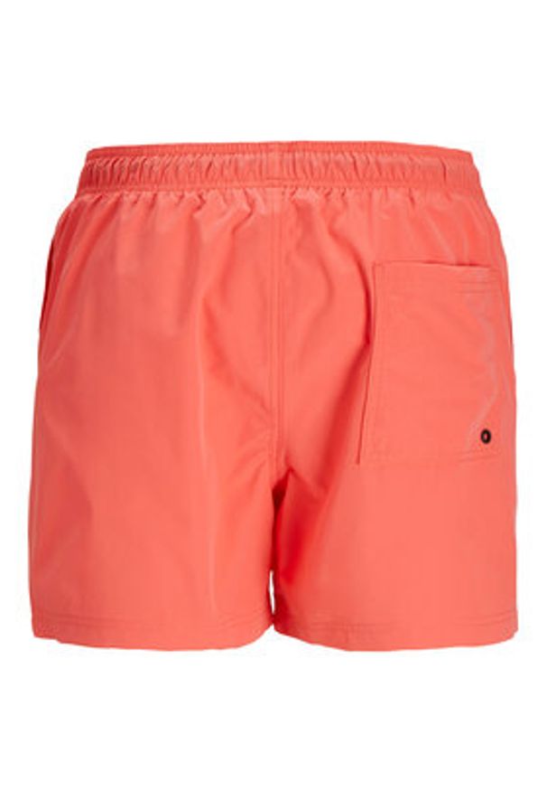Jack & Jones - Jack&Jones Szorty kąpielowe Maui 12272776 Różowy Regular Fit. Kolor: różowy. Materiał: syntetyk