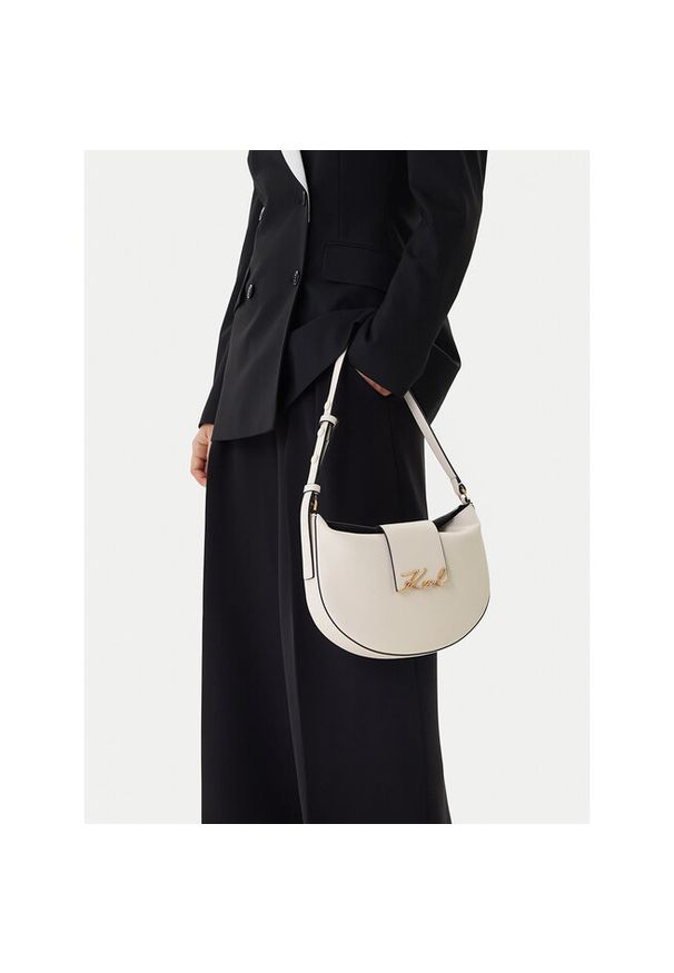 Karl Lagerfeld - Torebka KARL LAGERFELD. Kolor: biały