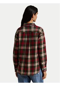 Polo Ralph Lauren Koszula 211978159003 Czerwony Relaxed Fit. Typ kołnierza: polo. Kolor: czerwony. Materiał: bawełna #5