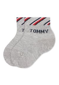 TOMMY HILFIGER - Tommy Hilfiger Zestaw 3 par wysokich skarpet dziecięcych 701220277 Kolorowy. Materiał: materiał, bawełna. Wzór: kolorowy