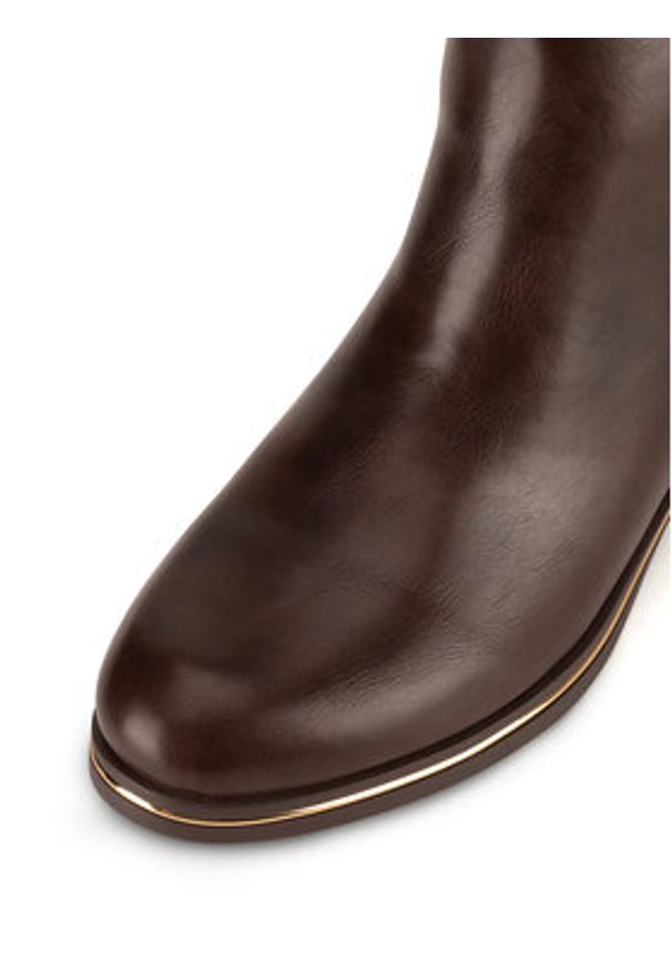 Clara Barson Botki WS6517-01 Brązowy. Kolor: brązowy. Materiał: materiał