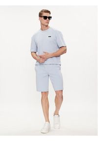 Calvin Klein T-Shirt K10K112749 Błękitny Comfort Fit. Kolor: niebieski. Materiał: bawełna #3