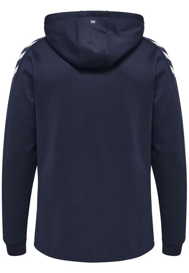 Bluza do piłki ręcznej dla dorosłych Hummel hml CORE XK poly z kapturem. Typ kołnierza: kaptur. Kolor: niebieski