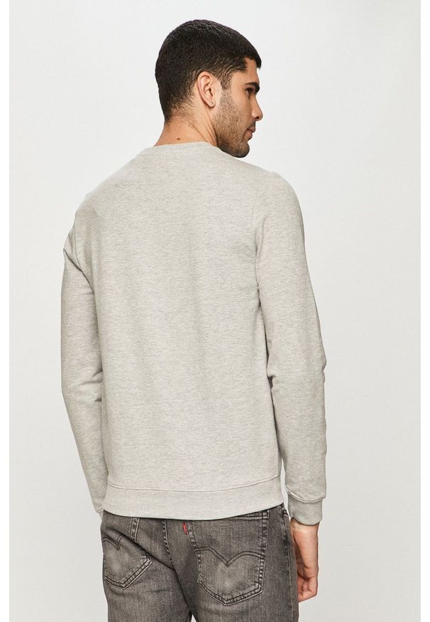Guess - Bluza. Okazja: na co dzień. Kolor: szary. Wzór: nadruk. Styl: casual