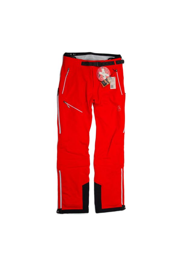 LA SPORTIVA - Spodnie trekkingowe męskie La Sportiva Velan 2.0. Kolor: czerwony. Materiał: poliamid, elastan. Długość: długie