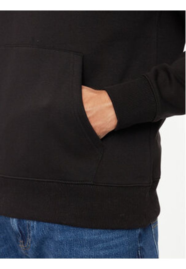 TOMMY HILFIGER - Tommy Hilfiger Bluza MW0MW37361 Czarny Regular Fit. Kolor: czarny. Materiał: syntetyk