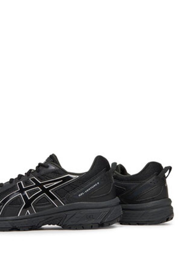 Asics Sneakersy Gel-Venture 6 Gs 1204A162 Czarny. Kolor: czarny. Materiał: materiał