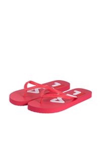 Klapki damskie Fila Troy. Kolor: czerwony. Styl: wakacyjny