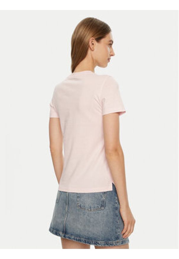 Guess T-Shirt W5RI10 I3Z14 Różowy Regular Fit. Kolor: różowy. Materiał: bawełna