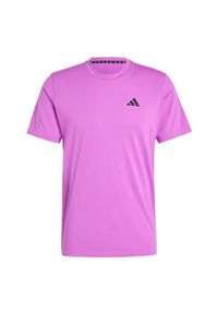 Adidas - Train Essentials Feelready Training Tee. Kolor: fioletowy, czarny, wielokolorowy. Materiał: materiał