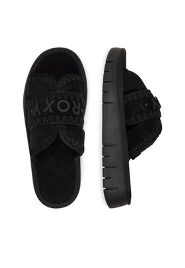 Roxy Klapki HY62277-5 Czarny. Kolor: czarny. Materiał: materiał