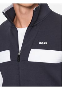 BOSS - Boss Bluza 50493470 Granatowy Regular Fit. Kolor: niebieski. Materiał: bawełna #5