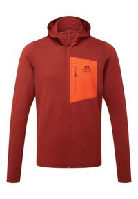 MOUNTAIN EQUIPMENT - Bluza trekkingowa męska Lumiko Hooded. Typ kołnierza: kaptur. Kolor: czerwony, pomarańczowy, wielokolorowy