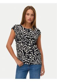 Vero Moda Bluzka Friga 10340830 Czarny Regular Fit. Kolor: czarny. Materiał: syntetyk #1
