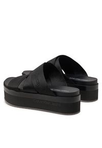 Calvin Klein Jeans Klapki Flatform Sandal Webbing In Mr YW0YW01361 Czarny. Kolor: czarny #3