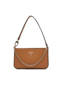 Guess Torebka Noelle II Mini HWZG96 72720 Brązowy. Kolor: brązowy. Materiał: skórzane