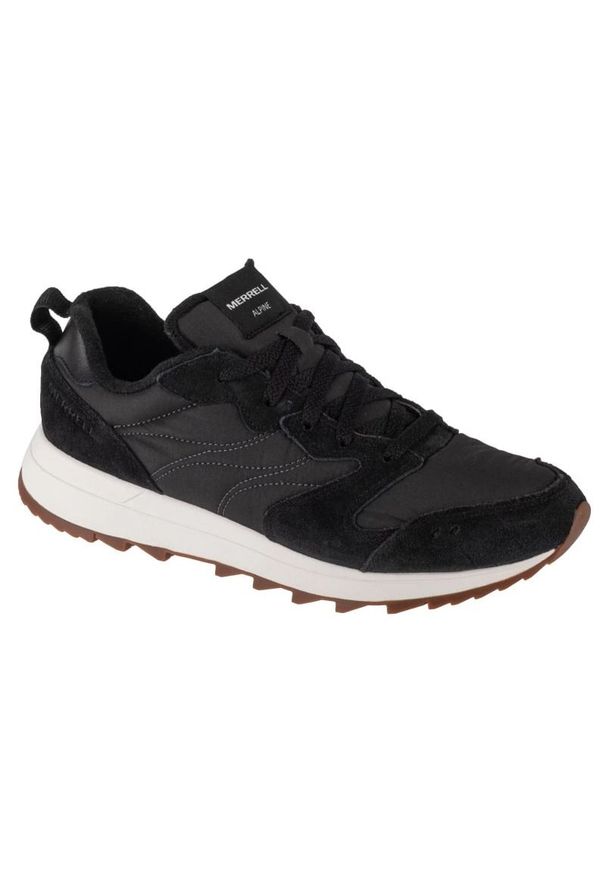 Buty Merrell Alpine 83 Sneaker Sport M J006047 czarne. Okazja: na co dzień. Zapięcie: sznurówki. Kolor: czarny. Materiał: guma, zamsz, skóra, materiał, tkanina. Szerokość cholewki: normalna