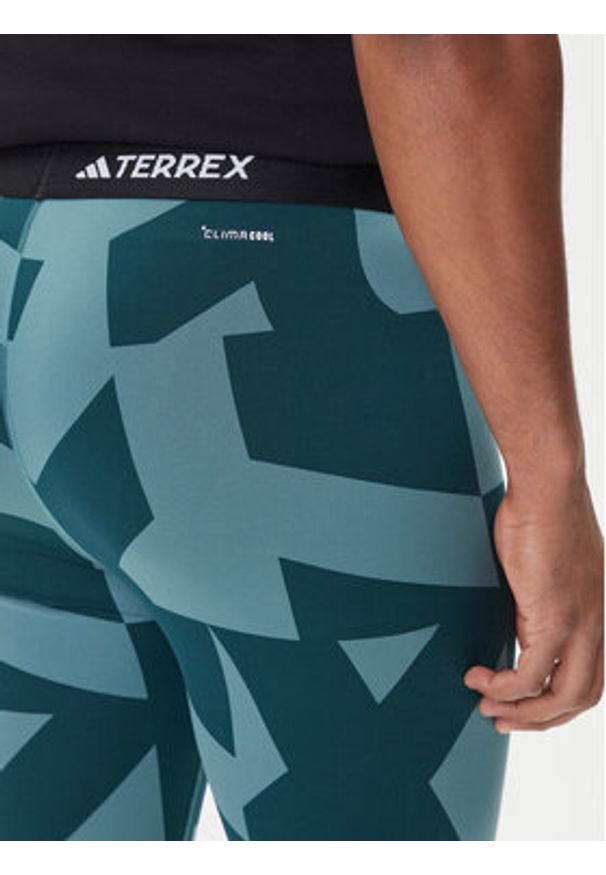 Adidas - adidas Bielizna termoaktywna dolna Multi Synthetic Base Layer JP2757 Zielony Slim Fit. Kolor: zielony. Materiał: syntetyk