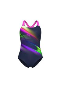 Damski kostium kąpielowy 1-częściowy Arena Diagonals PR. Kolor: niebieski #1