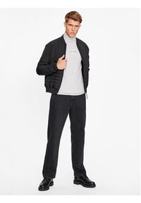 Calvin Klein Jeans Golf J30J324003 Szary Regular Fit. Typ kołnierza: golf. Kolor: szary. Materiał: bawełna #3