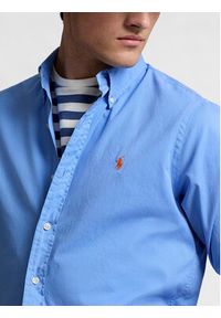 Polo Ralph Lauren Koszula 710937994007 Niebieski Slim Fit. Typ kołnierza: polo. Kolor: niebieski. Materiał: bawełna #2