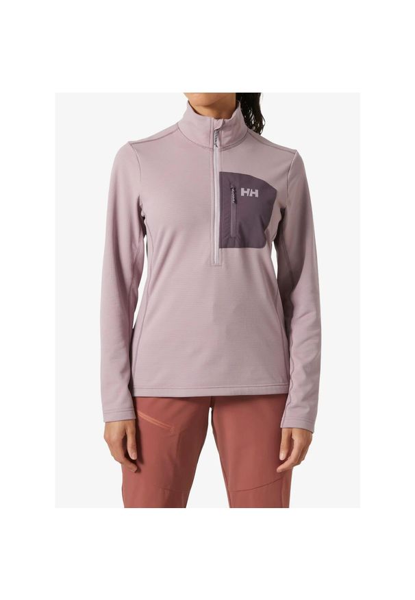 Polar damski Helly Hansen W Versalite 1/2 Zip Fleece. Kolor: fioletowy. Materiał: polar