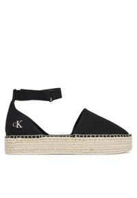 Espadryle Calvin Klein Jeans. Kolor: czarny